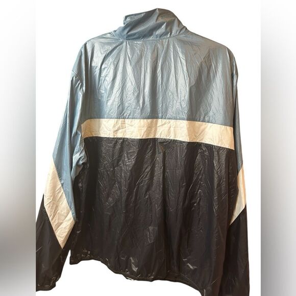 NWT All In Motion Unisex Full Zip Water Resistant Athletic Blue/Black- Size XXL - Picture 2 of 8